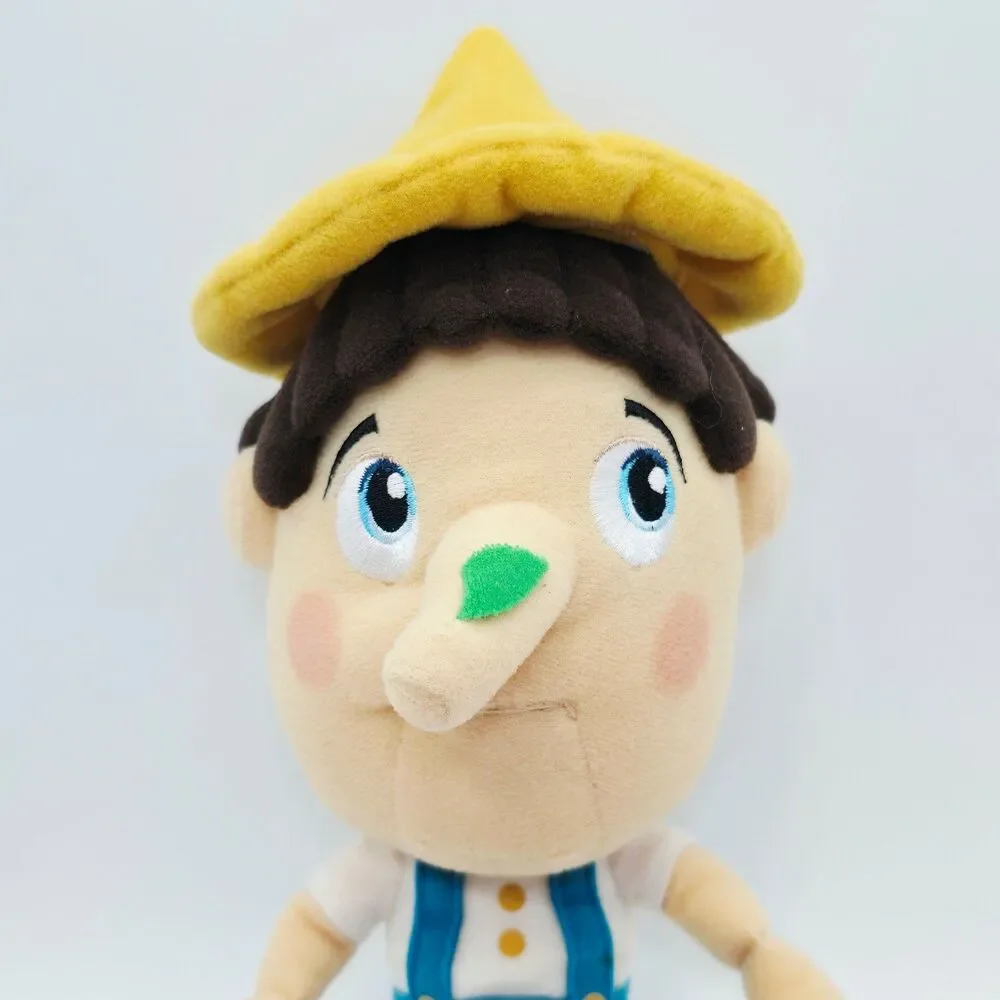 Shrek The Third Pinocchio Plush Rare Stuffed Toy Dreamworks Leaf Nose